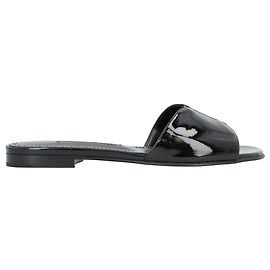 Manolo Blahnik Houramu Flach Grau Grau