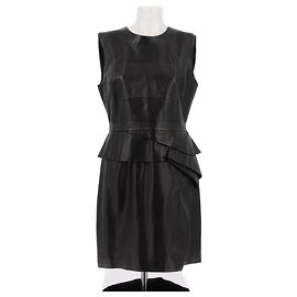 ELIE SAAB Kleider T.FR 42 Leder Schwarz