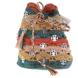 Borse Paco Rabanne T.  Rattan Multicolore