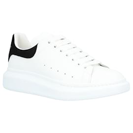 Alexander Mcqueen-Alexander McQueen Men's Oversized Sneaker 'Larry' in White/black-White
