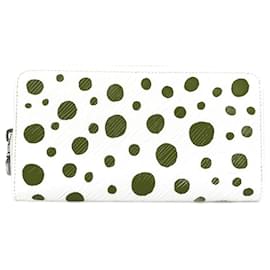 Louis Vuitton-Louis Vuitton Epi Limited Edition Zippy Wallet-White,Red
