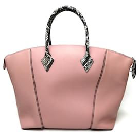 Louis Vuitton-Louis Vuitton Lockit MM Handbag-Pink,Other