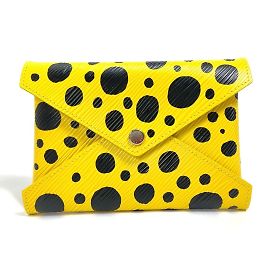 Pochette Kirigami Yayoi Kusama de Louis Vuitton Noir Jaune