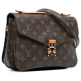 Louis Vuitton-Louis Vuitton Brown Monogram Pochette Metis-Brown