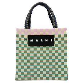 Borsa in vimini verde intrecciato Marni Verde
