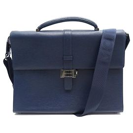 NOVE PORTADOCUMENTI MONTBLANC 4810 WESTSIDE SINGLE 118629 BORSA Blu navy
