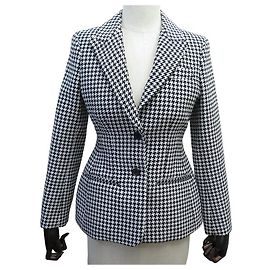 NEW CHRISTIAN DIOR BAR 30 MONTAIGNE HOUNDSTOOTH JACKET 34 XS Other