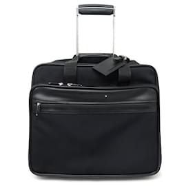 Montblanc-NINE MONTBLANC NIGHTFLIGHT ON BOARD TROLLEY SUIT LUGGAGE-Black