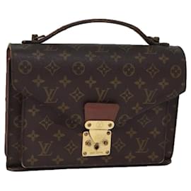 Louis Vuitton-Louis Vuitton Monogram Monceau 28 Hand Bag-Brown