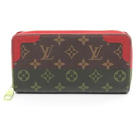 Louis Vuitton-Louis Vuitton Monogram Zippy Wallet  Canvas Long Wallet-Brown