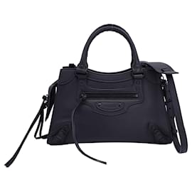 Balenciaga-Balenciaga Neo Classic City Small in Black Calfskin Leather-Black