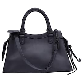 Balenciaga-Balenciaga Neo Classic City Small in Black Calfskin Leather-Black