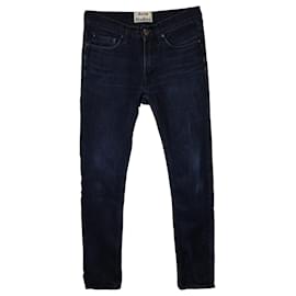 Acne-Acne Studios Slim-Fit Jeans in Blue Cotton-Blue
