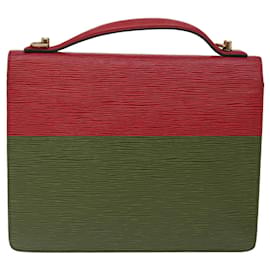 Louis Vuitton-Louis Vuitton Epi Monceau 28 Hand Bag Red-Red