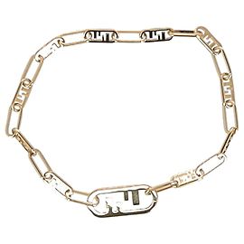 Collar Fendi O’Lock en metal dorado Dorado