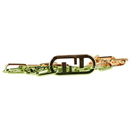 Fendi-Fendi O’Lock Choker in Gold Metal-Golden