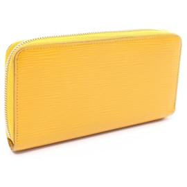Louis Vuitton-Louis Vuitton Epi Zippy Wallet  Leather Long Wallet-Yellow