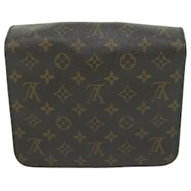 Louis Vuitton-Louis Vuitton Monogram Cartouchiere Mm Shoulder Bag-Brown