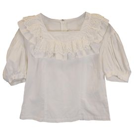 Comme Des Garcons Blusa Comme des Garçons em algodão branco Branco