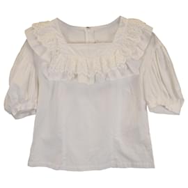 Comme Des Garcons Bluse Comme des Garçons aus weißer Baumwolle Weiß