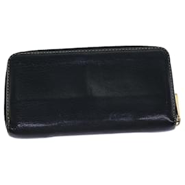 Louis Vuitton-Louis Vuitton Suhari Zippy Wallet Leather Black-Black