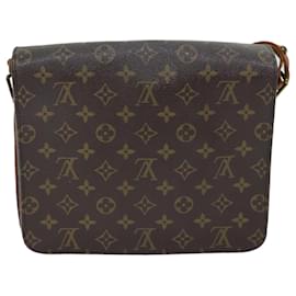 Louis Vuitton-Louis Vuitton Monogram Cartouchiere Gm Shoulder Bag-Brown
