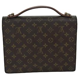 Louis Vuitton-Louis Vuitton Monogram Monceau 28 Hand Bag 2Way-Brown