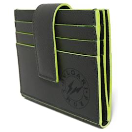 Bulgari-Bvlgari Card Case Fragment Holder-Brown,Yellow