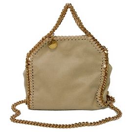 Stella Mc Cartney Falabella Tiny Tote Bag von Stella McCartney Beige