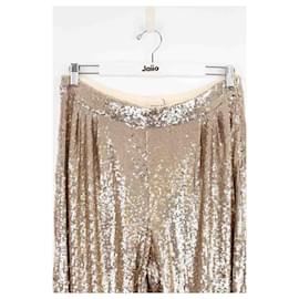 SéZane-Golden straight pants-Golden