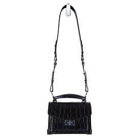 The Kooples Leather Shoulder Bag Black