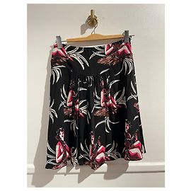 Gonne PRADA T.IT 42 Viscosa Nero