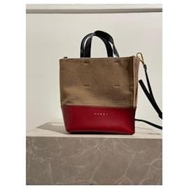 MARNI Borse T. Pelle Cammello