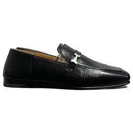 Hermès HERMES Bailarinas T.EU 41 Cuero Negro
