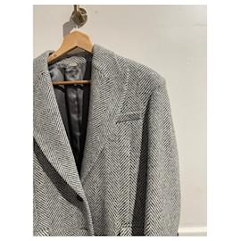 Gucci-GUCCI Jackets T.FR 36 Wool-Grey