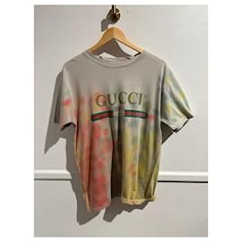 Gucci-GUCCI Tops T.International XS Cotton-Khaki