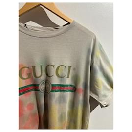 Gucci-GUCCI Tops T.International XS Cotton-Khaki