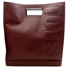 Sac Amaze en cuir bordeaux 3.1 Phillip Lim Rouge