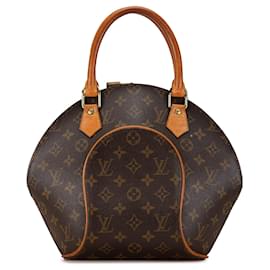 Louis Vuitton-Brown Louis Vuitton Monogram Ellipse PM Handbag-Brown
