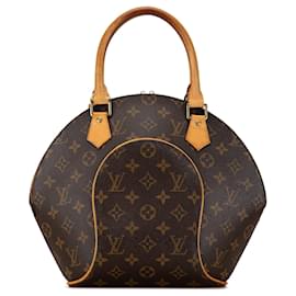 Louis Vuitton-Brown Louis Vuitton Monogram Ellipse PM Handbag-Brown
