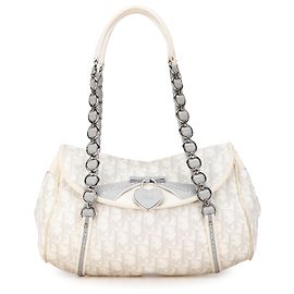 Sac à main Dior Oblique Romantique blanc Blanc
