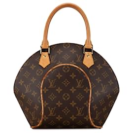 Louis Vuitton-Brown Louis Vuitton Monogram Ellipse PM Handbag-Brown