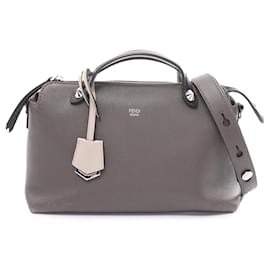 Fendi-Sac à main Fendi Medium By The Way gris-Autre