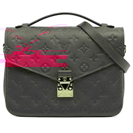 Louis Vuitton-Pink Louis Vuitton Monogram Empreinte Pochette Metis Satchel-Pink