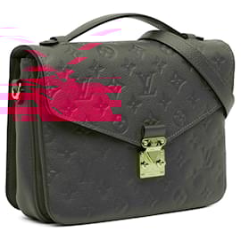 Louis Vuitton-Pink Louis Vuitton Monogram Empreinte Pochette Metis Satchel-Pink