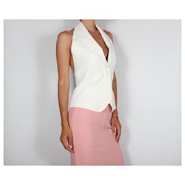 Alexander Mcqueen-Alexander McQueen blouse top vest-White