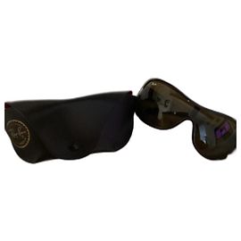 Occhiali da sole Ray-Ban neri argento Nero Silver hardware