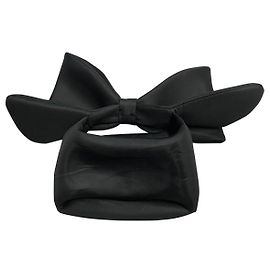 Bolsa laço Simone Rocha preta de nylon Preto