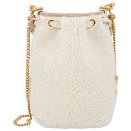 Borsa a secchiello micro Marcie beige di Chloé Marrone Beige