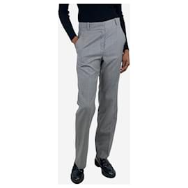 Autre Marque-Grey wool trousers - size UK 6-Grey